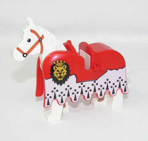 Lego Horse Barding 2490pb03 with Horse Knights Royal Castle From 6090