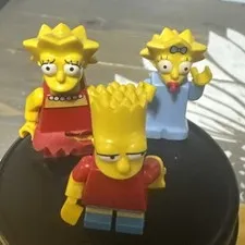 LEGO The Simpsons Minifigure Lot of 5 Bart Lisa Maggie Marge Apu Genuine