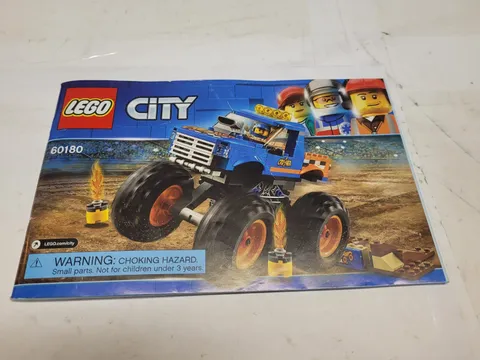 Lego City  instruction book 60180 / me10  r3 d16