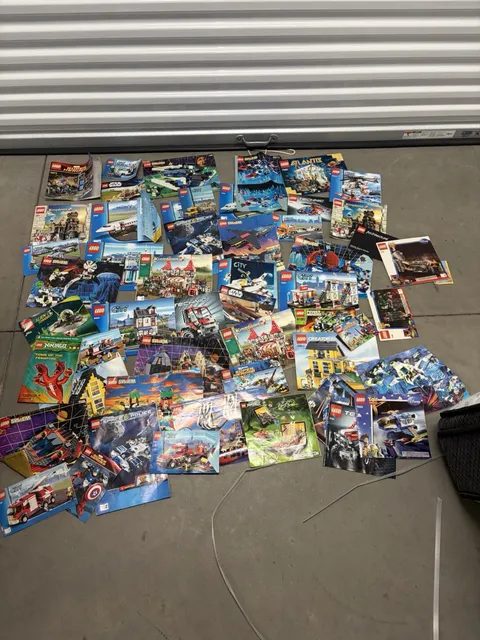 Lego manual lot over 70 various conditions