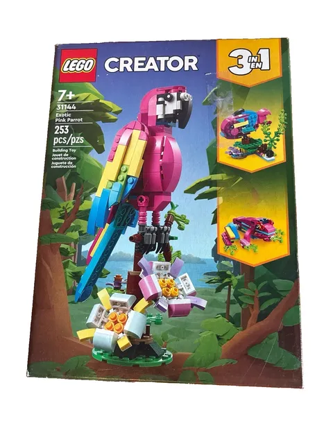 LEGO Creator 31144 Exotic Pink Parrot 3 In 1 Set — New - Factory Sealed