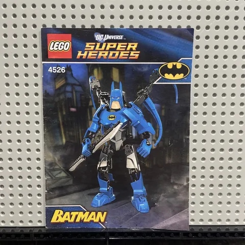 LEGO Batman (4526) DC Comics Super Heroes Instruction Manual Booklet Only
