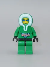 LEGO Arctic Explorer green City Town minifigure 6579 6520 6570 6575 6577