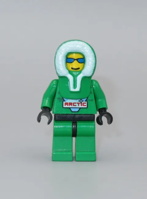 LEGO Arctic Explorer green City Town minifigure 6579 6520 6570 6575 6577