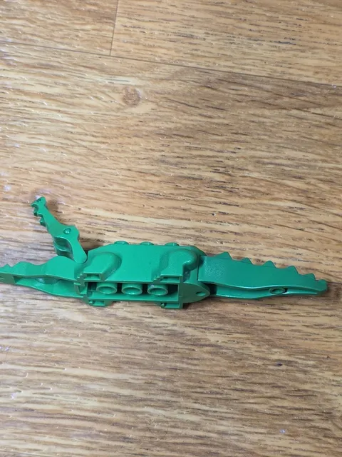 Lego 1990s Vintage Green Alligator / Crocodile 6026c01 For Pirates / Adventurers