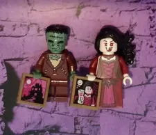 Lego 31167 Haunted House minifigs Frankenstein and Lady Vampire with pictures