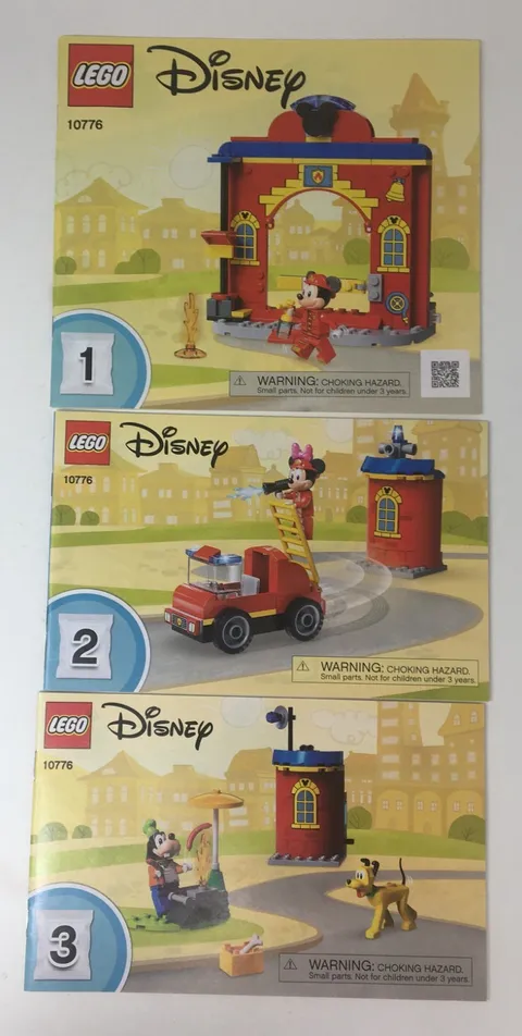 Lego 10776 Mickey Fire Truck & Station Instruction Manual Book Only - No Bricks