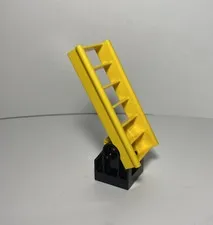 Lego Duplo 3.75" YELLOW FIRE LADDER w/ BLACK BASE for FIRETRUCK FIRE ENGINE Part