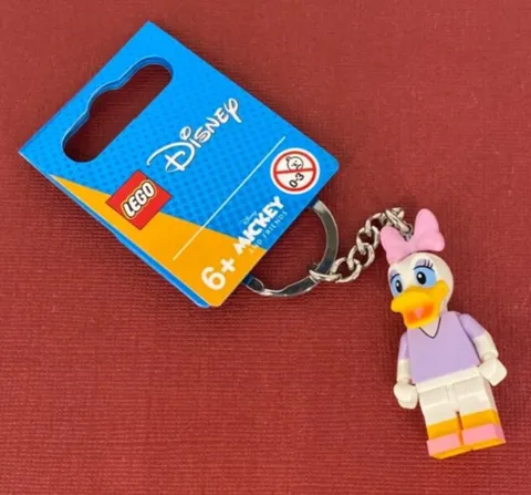 ☆ Lego ☆ Disney : Daisy Duck - Minifigure Keyring / Keychain #854112 - New