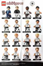 LEGO 71014 DFB German Soccer Team – Complete Set of 16 Minifigures | Opened Bag！