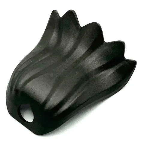 Lego New Pearl Dark Grey Minifigure Cape Flexible Rubber Scalloped 5 Points Part