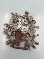 1.8 oz. Mixed Dark Brown Colored Legos - standard blocks and unique pieces