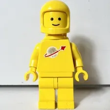LEGO Classic Space Spaceman Minifigure Yellow Astronaut w/ Airtanks Backpack