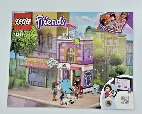 LEGO Friends Emma's Art Studio 41365 Instruction Manual Only 2019 Retired