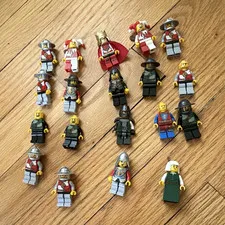 LEGO Castle Minifigure Lot Mixed Knights Soldiers Wizards (and one rare)