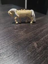 LEGO Friends Tan Palomino Horse Moveable Neck Head  Free Shipping