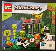 LEGO Minecraft 21158 The Panda Nursery Manual Only