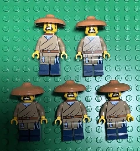 Lego Shen-Li X5 Minifigure The Ninjago Movie 70609 njo0376 villager army lot