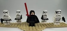 LEGO Star Wars Kylo Ren & 4 First Order Stormtroopers Minifigure Lot w/ Blasters