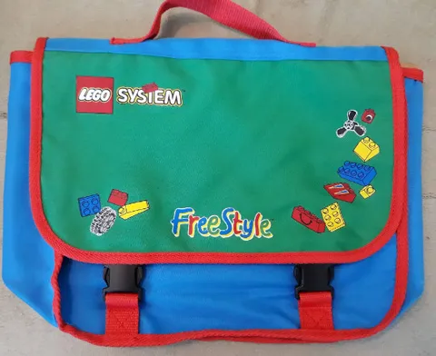 LEGO System Freestyle BAG Canvas Messenger Storage Carry Holder Blocks NEW