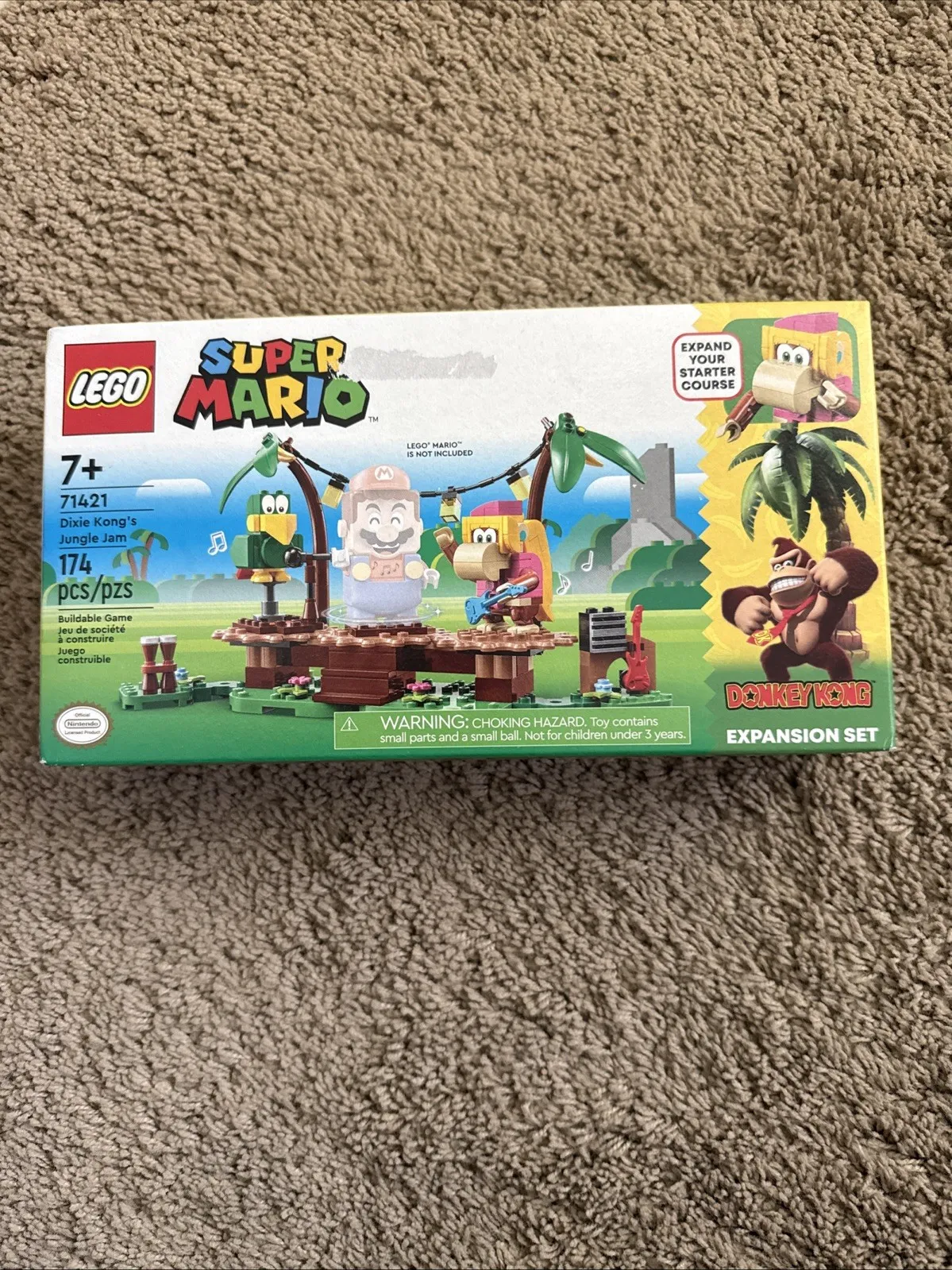 LEGO Super Mario: Dixie Kong's Jungle Jam Expansion Set Retired 71421 Brand New