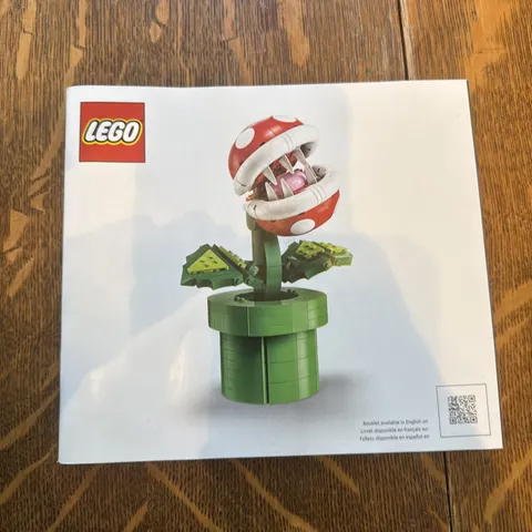 Lego Super Mario Piranha Plant Manual Instruction *Manual Only*