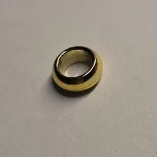 New 11010 LEGO x1 Minifigure Utensil Ring 1x1 Gold Chrome Lord of the Rings LOTR