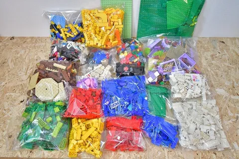 LEGO Foundation Plates Blocks Parts Assorted Colors Bulk Lot