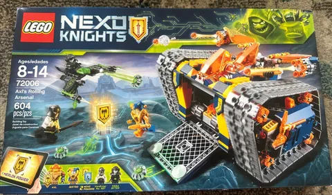 LEGO Nexo Knights Axl's Rolling Arsenal 72006 New Sealed RETIRED 2018