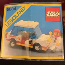 Vintage LEGO Playset Instruction Manual Booklet Only Legoland Book 6634 1986