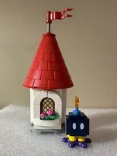 LEGO Super Mario 71408 Peach's Castle Bob-omb Figure & Castle Tower Wall Only