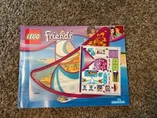 LEGO Friends Sunshine Catamaran 41317 Instructions Manual Booklet + Stickers