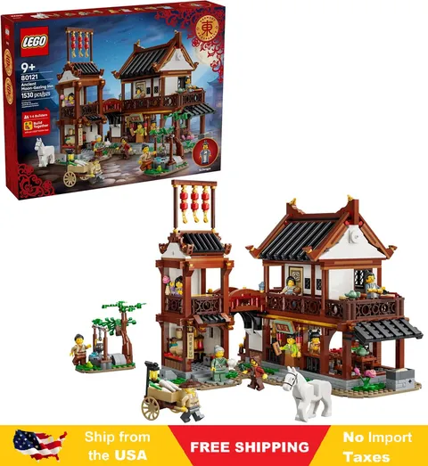 LEGO Chinese Festivals Ancient Moon-Gazing Inn- Building Toy for Boys & Girls,9+