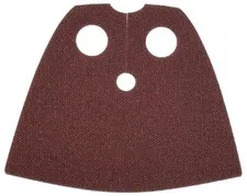 new LEGO Reddish-Brown Cloth Cape, Very Short, Traditional Starched Fabric