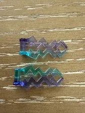 Lego Hand Lightning | Piece# 59233pb01 | Trans-Light Blue X2