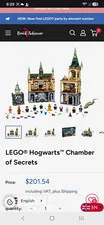 LEGO Harry Potter 76389 Hogwarts Chamber of Secrets 1176pcs 9+ Set