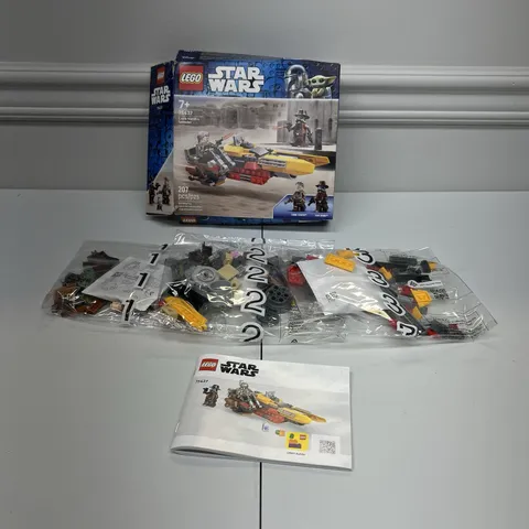 LEGO Star Wars 75437 Cobb Vanth’s Speeder Open Box Complete Sealed Bags