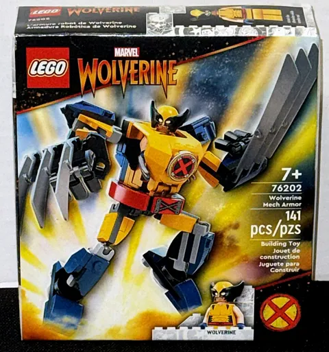 NEW SEALED! LEGO MARVEL SUPER HEROES 76202 : WOLVERINE MECH ARMOR / X-MEN
