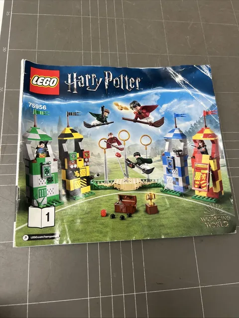 VINTAGE TOY LEGO MANUAL INSTRUCTIONS BOOKLET ART HARRY POTTER 75956