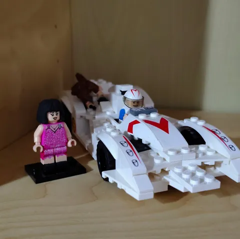 LEGO Speed Racer Mach 5 Set With Speed and Trixie