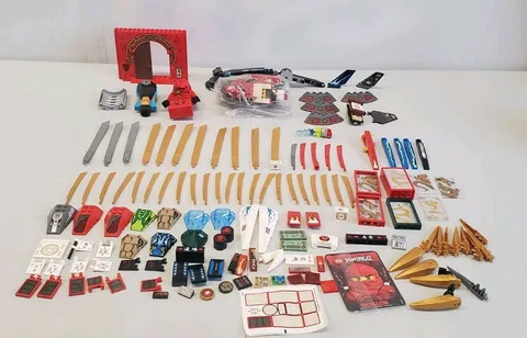 LEGO Ninjago Parts Lot Accessories Pieces Exclusive Sticker Printed Gold Mixed 