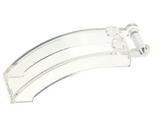 LEGO 7x Trans-Clear Windscreen 6 x 2 x 2 with Bar Handle inv.625