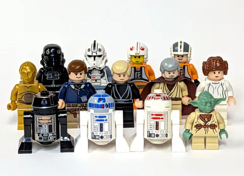 LEGO Star Wars OT Lot 13 Luke Han Leia Yoda Obi-Wan C-3PO R2-D2 Minifigures