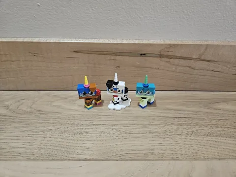 Lego Unikitty 41775 Set of 3 - Dessert, Dalmatian & Alien Puppycorn 