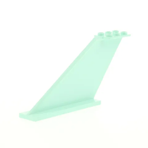 1x LEGO Tail Fin 12x2x5 Light Aqua Blue Plane Rudder 6310383 18988 87614