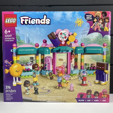LEGO Friends 42649 Heartlake City Candy Store 376 pcs Ages 6+ NEW IN BOX Sealed
