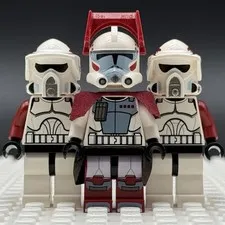 LEGO Star Wars Clone Lot ARC Trooper Hammer sw0377 and ARF Trooper sw0378 9488