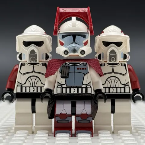 LEGO Star Wars Clone Lot ARC Trooper Hammer sw0377 and ARF Trooper sw0378 9488