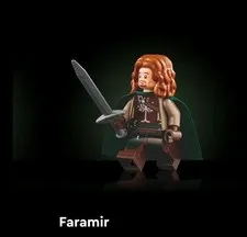 LEGO Lord of the Rings Faramir Minifigure Minas Tirith 11377