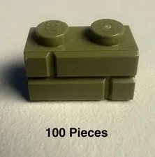 LEGO Olive Green 1x2 Masonry Bricks Part #98283 100pcs 